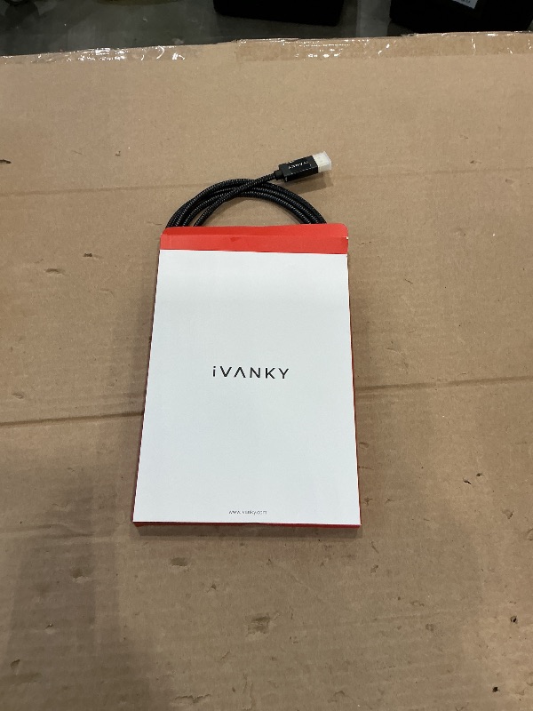 Photo 1 of *USED*
IVANKY 8K DisplayPort Cable 1.4, VESA Certified DP Cable 6.6ft (8K@60Hz, 4K@144Hz, 2K@240Hz)HBR3 Support 32.4Gbps, HDR, HDCP 2.2, FreeSync G-Sync, Braided Display Port for Gaming Monitor, Graphics, PC