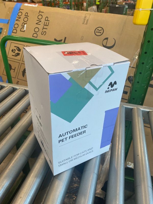 Photo 1 of *USED*
IMIPAW Automatic Cat Feeders, 3L Timed Cat Dry Food Dispenser with Desiccant Bags, Dual Power Supply, Programmable Portion Size, 6 Meals, 20 Portions Per Day, Auto Pet Feeder for Cats and Small Dogs