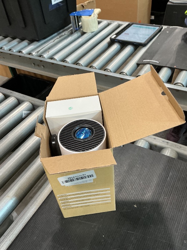 Photo 1 of [Built-in Apps & 2025 Upgraded] Mini Projector with WiFi 6 and Bluetooth 5.4 Support 4K 1080P Auto Keystone 180° Rotatable Projector Portable Compatibile with HDMI/TV Stick/Memory Stick/Laptop, White