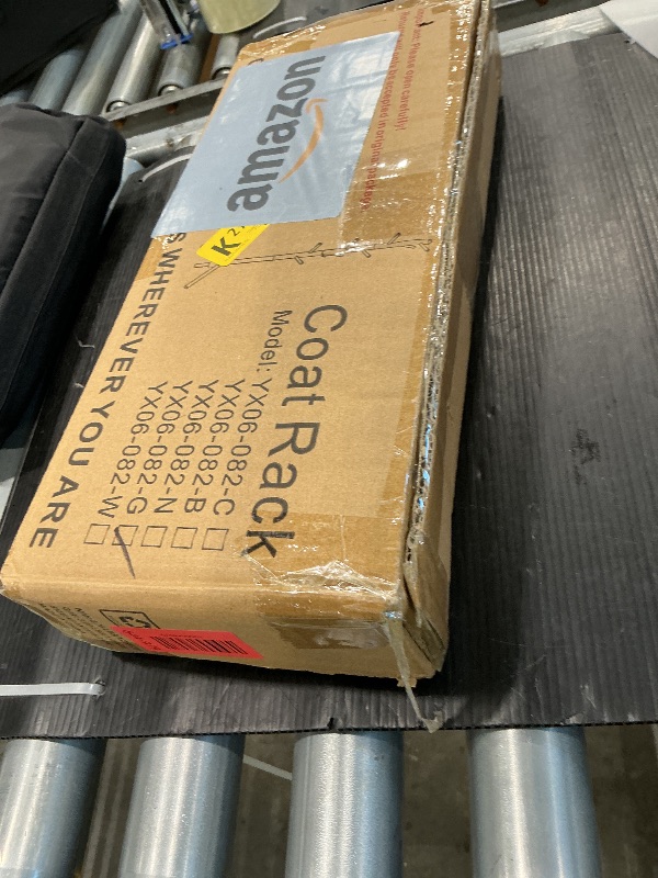 Photo 1 of *MISSING PARTS UNKNOWN*
Haddockway Wooden Coat Rack Stand with 8 Hooks New Zealand Pine 3 Adjustable Coat Standing Tree Easy Assembly for Coats, Hats, Scarves and Handbags for Entryway, Hallway, Bedroom, Office