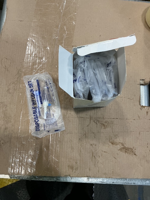 Photo 1 of (12PCS/Box) IV Extension Set, I.V Tubing,Sterile Individual Packaging,for Lab and Pets Veterinary (Screw Mouth)