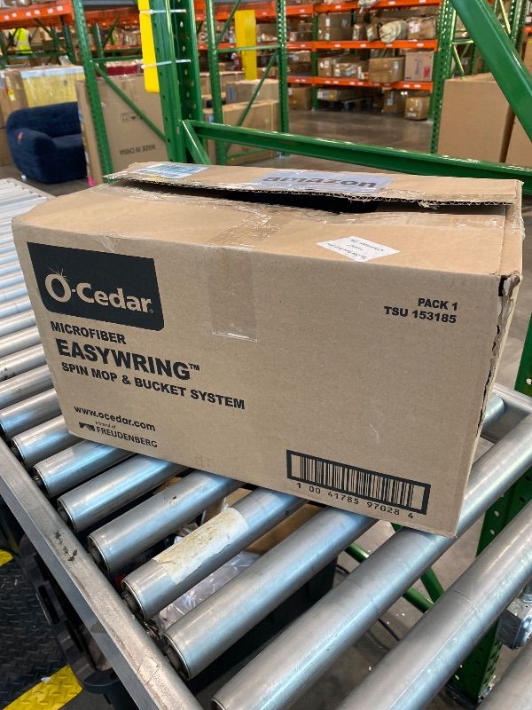 Photo 1 of ***MISSING MOP***
O-Cedar EasyWring Microfiber Spin Mop, Bucket Floor Cleaning System, Red, Gray, Standard