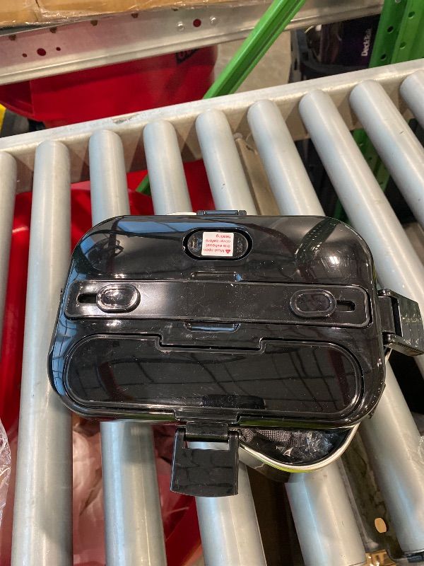 Photo 1 of **MINOR DAMAGE TO LOCK ON LID**
COZYEXPERT Electric-Lunch-Box-Heated-Food-Warmer 100W Heating Lunchbox for Adults 1.8L Portable Food Heater for Work/Car, 12V/24V/110-230V Lonchera Eléctrica Portátil with Fork Spoon (Black)