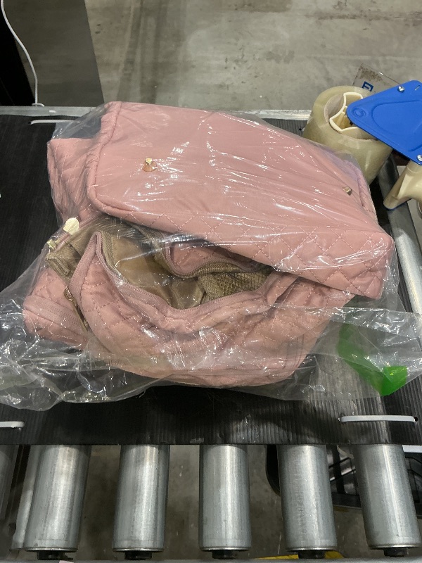 Photo 1 of **MISSING PARTS**
LOVEVOOK Convertible Garment Bag for Travel with Shoe Pouch, Carry On Garment Duffel Bag with Toiletry Bag, 2 in 1 Hanging Suitcase Suit Bag, Waterproof Weekender Bag for Women Travel, Wedding, Pink