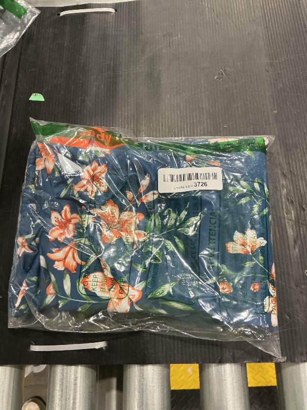 Photo 1 of ***MISSING TOP PIECE*** Yonique Women's Plus Size High Waisted Bikini - Two Piece Swimsuit with Skirt 2025 Tummy Control Bathing Suit with Pocket Orange Flowers 12W