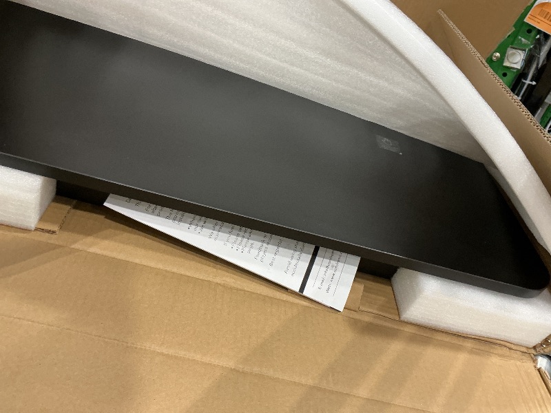 Photo 3 of COMHOMA Adjustable Overbed Bedside Table with Lockable Wheels, Pneumatic Mobile Standing Laptop Desk, Small Standing Desk Portable Rolling Overbed Table Hospital Home Use(32" W x 18" D, Black)