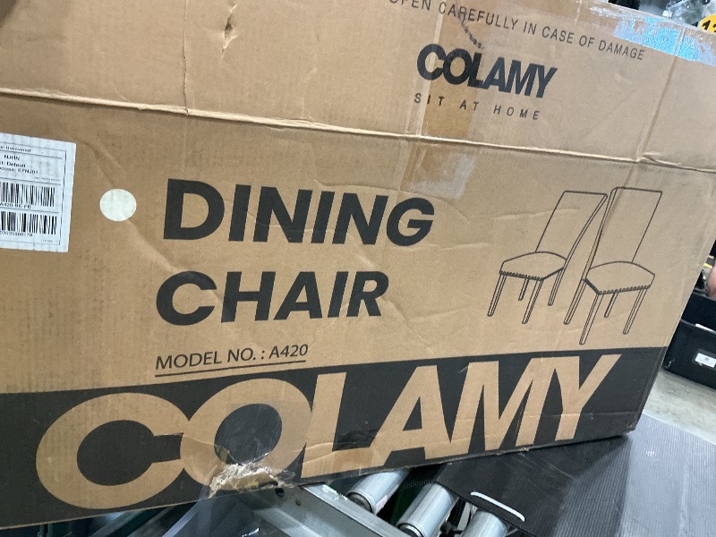 Photo 1 of *USED*
COLAMY Upholstered Dining Chairs Set of 2, Parsons Style Linen Beige Accent Chairs with High Back, for Round Kitchen Table or Small Dining Room – Comfortable & Stylish