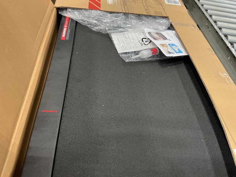 Photo 1 of **MAJOR DAMAGE**
Walking Pad Treadmill with APP, 3 in 1 Under Desk Treadmills, 2.5HP Low Noise Walking Vibration Pad with Remote Control,Portable Treadmill for Home Office, Red