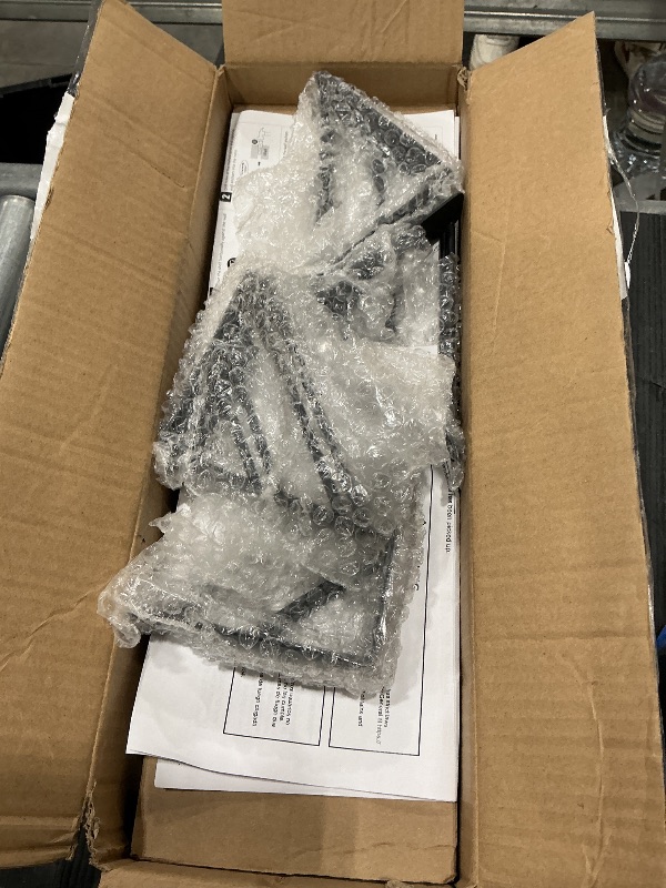 Photo 1 of BAYKA Wall Mounted Floating Shelves, Wood Floating Wall Shelf for Books & Decor, Small Space-Saving Display & Organizer?Black?Set of 4?