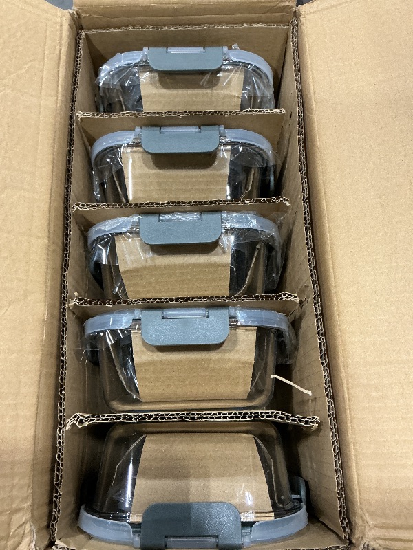 Photo 1 of [10-Pack] Glass Meal Prep Containers with Lids, MCIRCO Food Storage Containers with Snap Locking Lids, Airtight Lunch Containers, Microwave, Oven, Freezer and Dishwasher