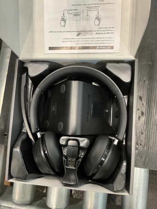 Photo 1 of (Upgraded Version) Wireless Headset, Bluetooth Headset with Noise Cancelling Microphone, Best Headphones with Mic Mute & USB Dongle for PC/Computer/Laptop/Cell Phones/Remote Work/Call Center