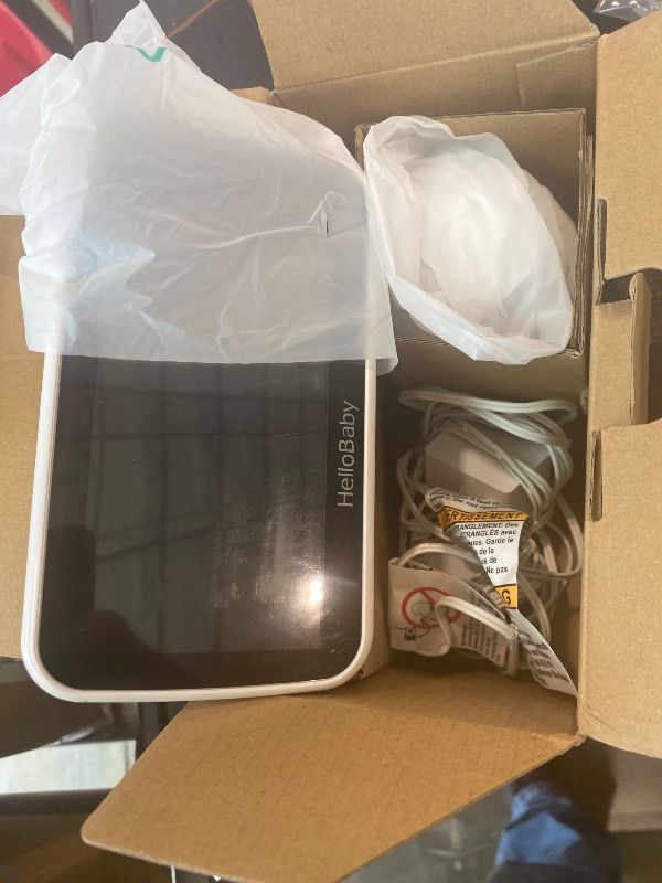 Photo 1 of *UNTESTED*
HelloBaby 6'' World First IPS 30H Battery Split-Screen Video Baby Monitor with Camera and Audio, No WiFi, Pan-Tilt-Zoom, VOX, 2-Way Talk, Night Vision, 8 Lullabies, 1000ft, for New Parents/Elderly