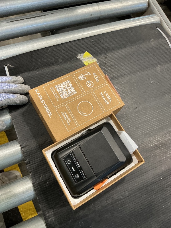 Photo 1 of *MISSING PARTS UNKNOWN*
SUPVAN T50M Pro Bluetooth Label Maker Machine with Tape, Wide Waterproof Label, Versatile App with 40 Fonts and 650+ Icons, Inkless Labeler for Home, Kitchen, School, Office Organization, Black