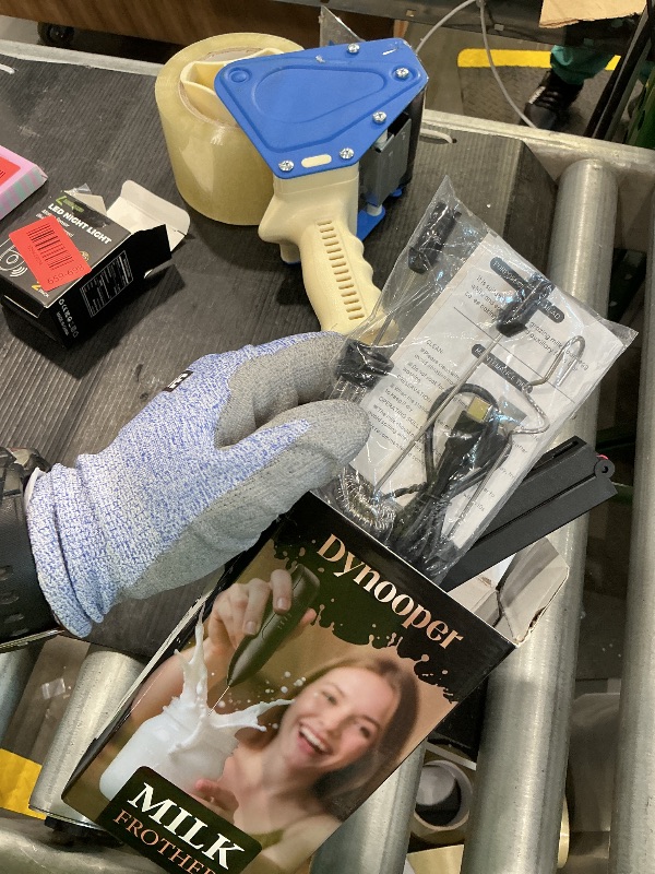 Photo 1 of ***MISSING PIECES*** ***READ CLERK NOTES*** Dynooper Electric Milk Frother Handheld: Rechargeable 3 in 1 - LED Digital Display with 3 Speeds Portable Stainless Steel Drink Foam Mixer for Milk Coffee, Lattes, Cappuccino, Matcha - Starlight Black