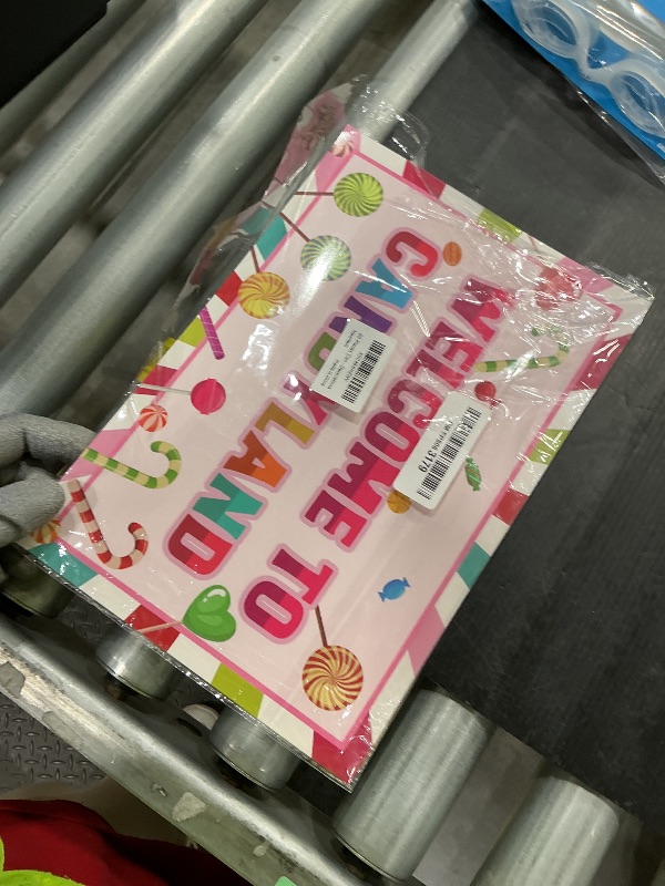 Photo 1 of 20 Pieces Candyland Decorations Welcome to Candyland Signs Candy Party Decorations for Kids Girls Candy Land Themed Birthday Party Halloween Christmas Trunk or Treat Car Decorations