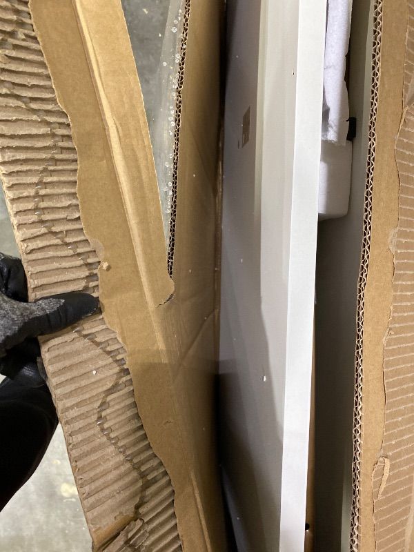 Photo 1 of **UNKNOWN MISSING PIECES**Caffoz Tall Side End Table Furniture Designs |Brooklyn Series | Night Stand | Coffee Table |Storage Shelf | Sturdy | Easy Assembly | White Gold Wood Look Accent Furniture with Metal Frame