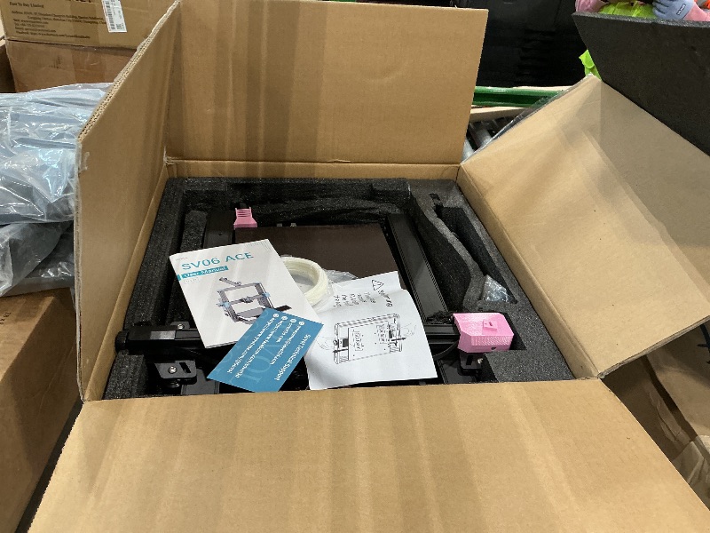 Photo 1 of *USED*
Sovol SV06 ACE 3D Printer Open Source, 600mm/s Max High Speed 3D Printers, Fully Auto Leveling, with Camera Upgraded Structure Planetary Dual Gear Direct Drive Printing Size 8.66x8.66x9.84 inch