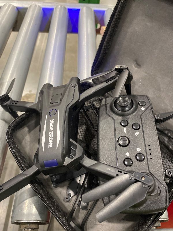 Photo 1 of *USED*
Drone with Camera 1080P HD, Mini Drone for Beginners Kids Adults, RC Quadcopter with 2 Batteries, Carrying Case, Stable Hover, Trajectory Flight, Gravity Control, One Key Take Off/Land, Black