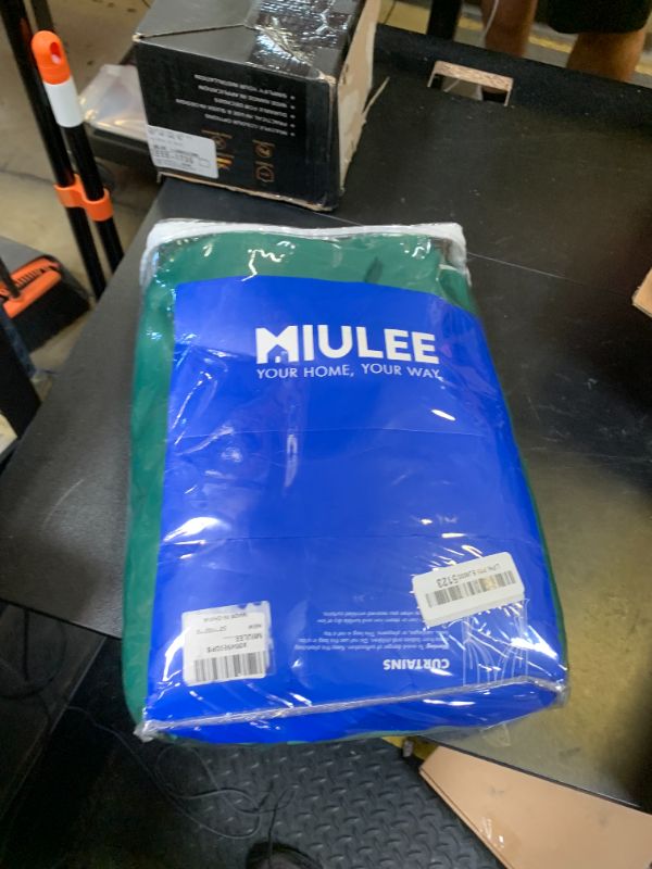 Photo 1 of MIULEE Hunter Green Back Tab Blackout Curtains 102 Inch Long 2 Panels Set for Living Room Bedroom, Rod Pocket/Pinch Pleated Thermal Insulated Room Darkening Floor to Ceiling Window Drapes