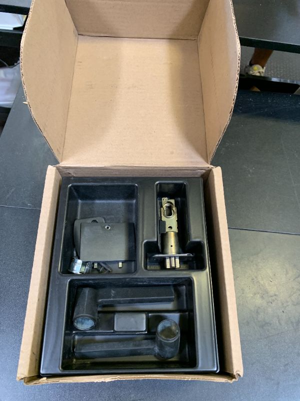 Photo 1 of Schlage FE695 CEN 622 LAT Touch Century Lock with Latitude Lever, Electronic Keyless Entry Lock, Matte Black