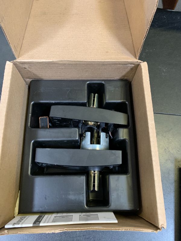 Photo 1 of Schlage FE695 CEN 622 LAT Touch Century Lock with Latitude Lever, Electronic Keyless Entry Lock, Matte Black