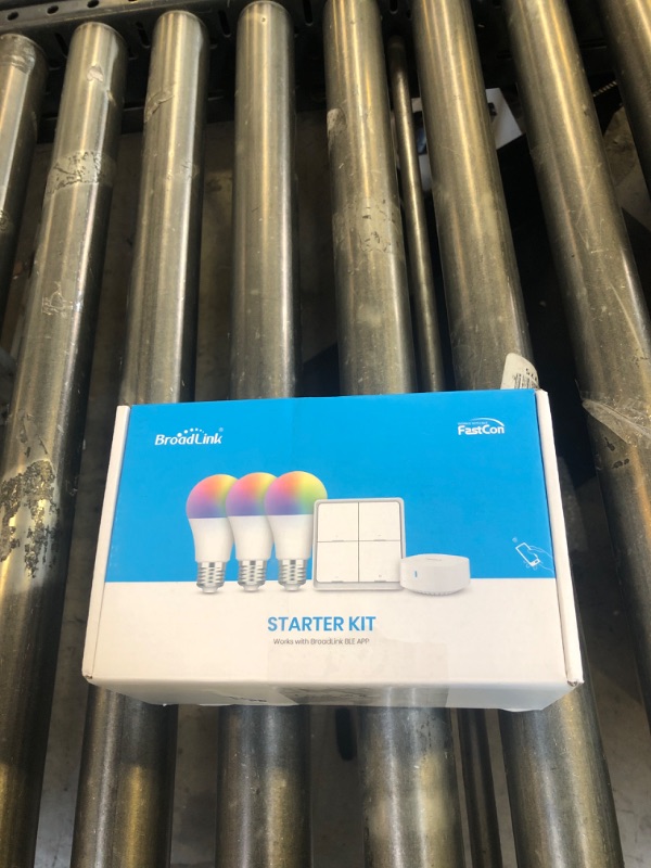 Photo 1 of BroadLink Smart Home Starter Kit - Includes 3 Bulbs, 1 Scene Switch and 1 Hub, Uses FastCon and Bluetooth Low Energy Tech, Compatible with Alexa and Google Home