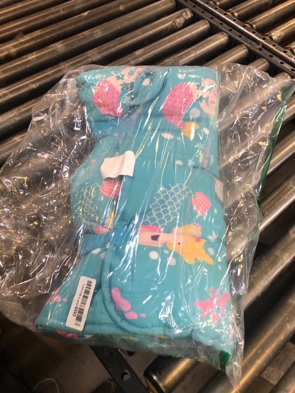 Photo 1 of beeweed Toddler Nap Mat, Rollup Design Kid Sleeping Mat with Removable Pillow & Minky Blanket, Toddler Sleeping Bag for Daycare Preschool Travel Camping, Mermaid