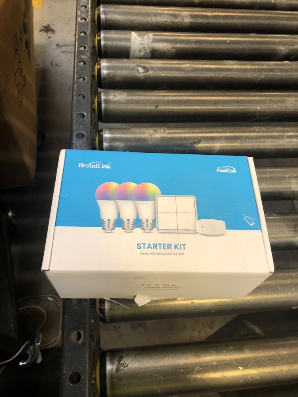 Photo 1 of BroadLink Smart Home Starter Kit - Includes 3 Bulbs, 1 Scene Switch and 1 Hub, Uses FastCon and Bluetooth Low Energy Tech, Compatible with Alexa and Google Home