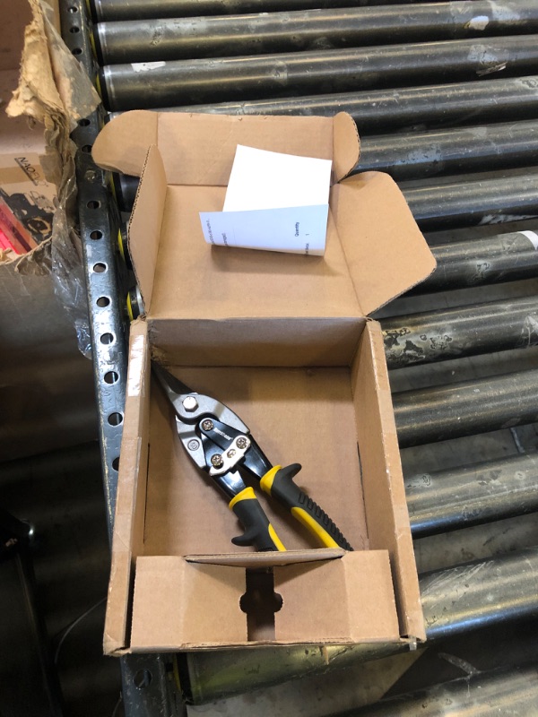 Photo 1 of HURRICANE 10 Inch Aviation Tin Snips, Heavy Duty Metal Cutter Shears for Cutting Sheet Metal, Straight Cut Aviation Snips