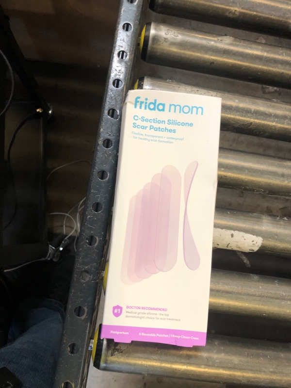 Photo 1 of Frida Mom C-Section Silicone Strips, C-Section Recovery Must Have Scar Patches, Reusable Medical Grade Treatment for Keloid Scars, Includes Case & Pouch