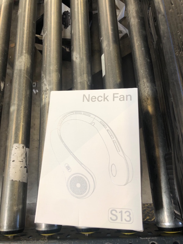 Photo 1 of Neck Fan, Portable Neck Fan with LED Display, 4000mAh, 360° Cooling, 3-Speed Adjustment & Whisper-Quiet Operation, Twistable, Rechargeable, Gift for Women Men, Outdoor Indoor as Travel Essential