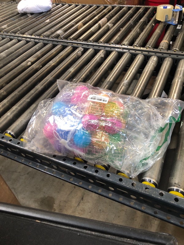 Photo 1 of Playz Soft Plastic Mini Ball Pit Balls 50 Count - w/ 8 Vibrant Colors - Crush Proof, No Sharp Edges, Non Toxic, Phthalate & BPA Free for Baby Toddler Ball Pit, Play Tents & Tunnels Indoor & Outdoor