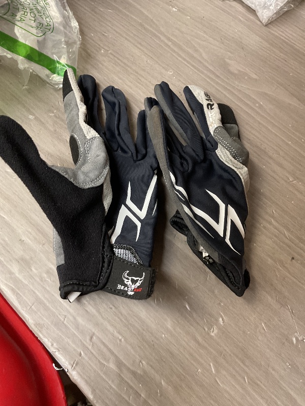 Photo 1 of BEAST RAGE Cycling Gloves for Men and Women, Gel Padded MTB Gloves - Touchscreen Bicycle Glove - Anti-Slip Bike Gloves for Cycling, Mountain Biking, Hiking, Rowing, Regular Workouts & Outdoor Sports size small 