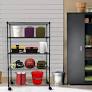 Photo 1 of YSSOA 5-Tier Heavy Duty Storage Shelving Unit,Black,36L x 14W x 60H inch,2-Pack 2 Pack