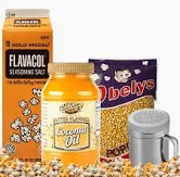 Photo 1 of MOVIE NIGHT POPCORN SET (POPCORN KERNELS, SALT, OIL AND SHAKER) Produto Registrado em Estados Unidos 03/2026
