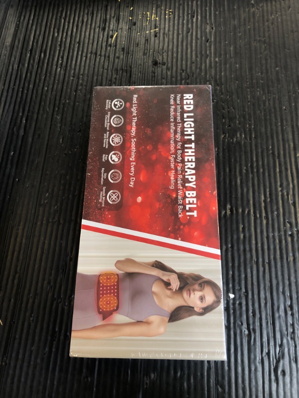 Photo 1 of Red Light Therapy Belt, Infrared Light Therapy for Body, Wearable Wrap with Timer for Back Shoulder Waist Muscle Pain Relief, Improve Joint Inflammation, Red Light Therapy for Body