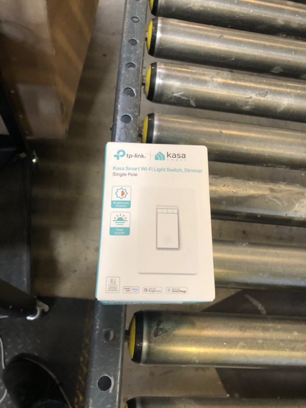 Photo 1 of Kasa Smart Dimmer Switch HS220, Single Pole, Needs Neutral Wire, 2.4GHz Wi-Fi Light Switch Works with Alexa and Google Home, UL Certified, No Hub Required, 1 Pack