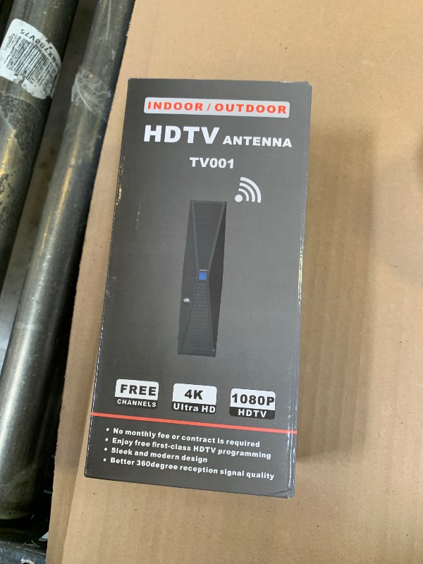 Photo 1 of 2025 Antenna for Smart TV for Local Channels,TV Antenna Indoor for Long Range Reception, Digital Antenna for Easy Installation and All Smart/Old TVs, Supports 4K 1080P HD VHF UHF