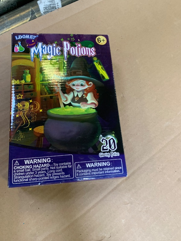 Photo 1 of LDomet Magic Potions Craft Kit for Kids - Mix 20 Glow Witch Potion Bottles, Fairy Magic Potions Making Kit - Christmas Decorations Birthday Gifts for Girls Boys 6 7 8 9 10+