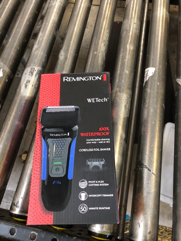 Photo 1 of Remington Comfort Series Foil Shaver for Men, Electric Shaver, Pop-up Trimmer, Blue, PF7400E