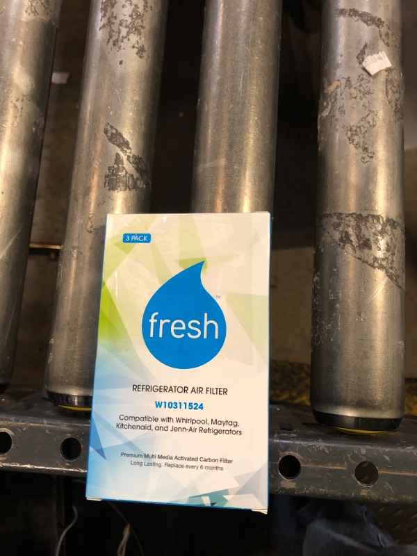 Photo 1 of Mist Fresh W10311524 Refrigerator Air Filter Replacement for Whirlpool, W10311524, AIR1, Maytag, Kitchenaid, and Jenn-Air, FreshFlow (3 Pack)