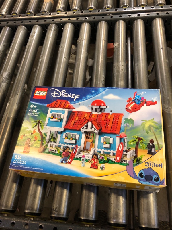 Photo 1 of LEGO Disney Lilo and Stitch Beach House Toy - Building Playset for Kids, Girls and Boys, Ages 9+ - Includes 5 Minifigures - Disney Gift Idea for Fans of Lilo & Stitch Movie - 43268