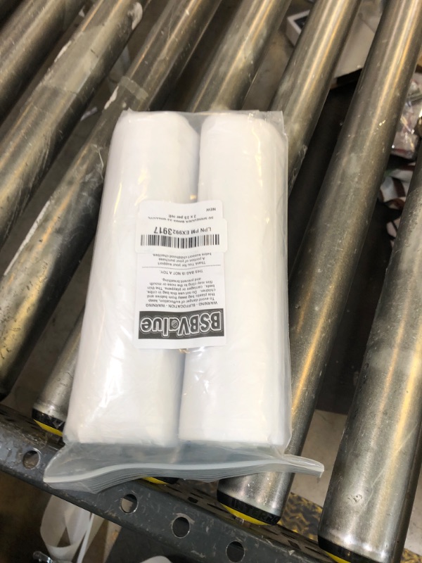 Photo 1 of 50 Shredder Bags, for Medium to Large Shredders, Quality, Strong, Clear, 30 to 33 Gallon Size, 2 Rolls of 25 Bags for Total of 50