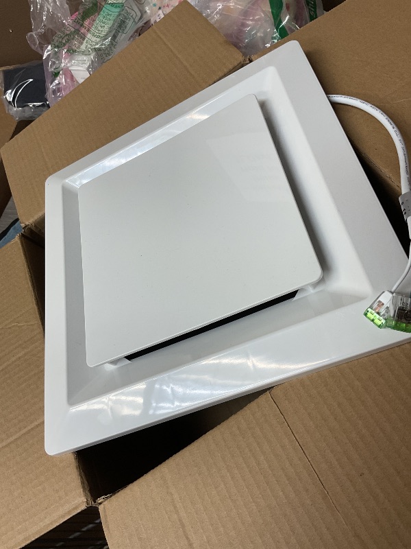 Photo 1 of Roodike Bathroom Exhaust Fan for Ceiling Mount, Household Bath Vent Ventilation Fans with 1.0 Sones Quiet Operation, 110 CFM with 4" Duct Collar, 26W Low Consumption
