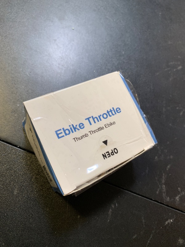 Photo 1 of HUSETOO Electric Throttle 300X Thumb Throttle for 7/8inch 22mm Left and Right Handlebars 12v 24v 36v 48v 60v 72v Electric E-Bikes (M8 Waterproof Plug)