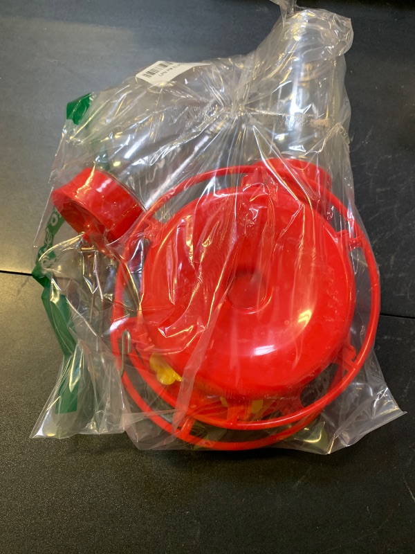 Photo 1 of 2-Pack Plastic Hummingbird Feeder - 22oz Leakproof Outdoor, 6 Bee-Proof Ports with Ant Moat, Wide Mouth Easy Clean, Hanging Hook for Trees or Decks