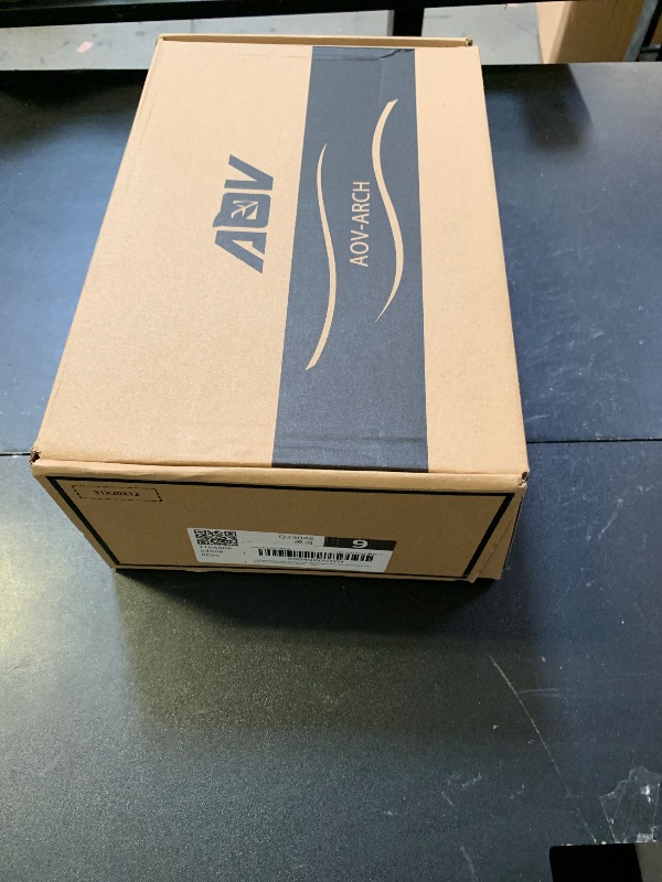Photo 1 of AOV Womens Walking Shoes with Arch Support Plantar Fasciitis Sneakers Gym Tennis for Foot and Heel Pain Relief Size 9 Black