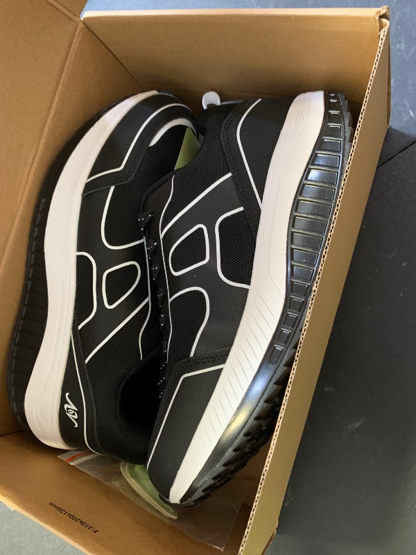 Photo 1 of AOV Womens Walking Shoes with Arch Support Plantar Fasciitis Sneakers Gym Tennis for Foot and Heel Pain Relief Size 9 Black