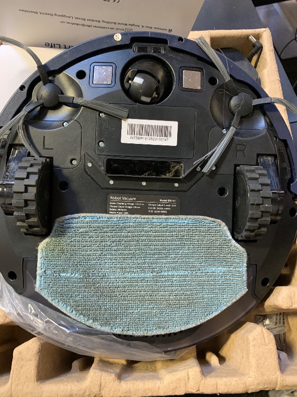 Photo 1 of Robot Vacuum and Mop Combo, 2-in-1 Mopping Robot Vacuum Cleaner with 2300Pa Suction, 2.87'' Slim Design, Wi-Fi/App/Voice Control, 3D Obstacle Avoidance&Self-Charging for Hard Floors, Carpets, Pet Hair