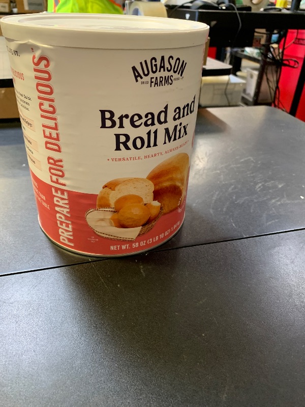 Photo 1 of Augason Farms Bread and Roll Mix Can, Emergency Food Supply, Everyday Meals, 48 Servings